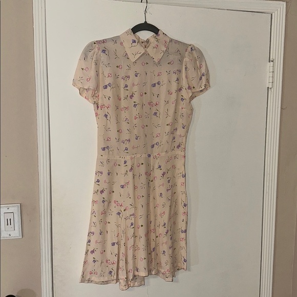 Reformation Wednesday Floral Mini Dress Size 2 - Picture 2 of 6